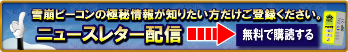 雪崩ビーコンに関するニュースレター配信